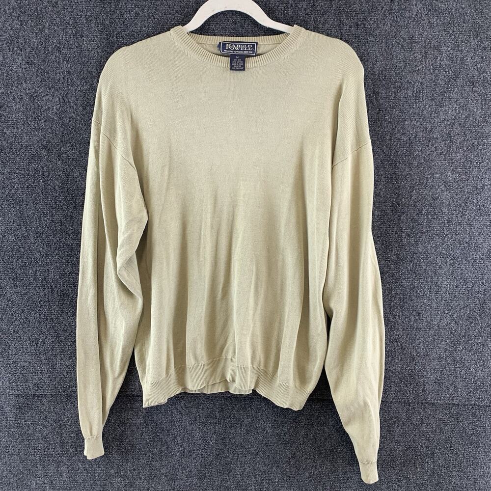 VTG Harold Powell Men’s Sweater 80% Silk 20% Cotton Lightweight Size Medium